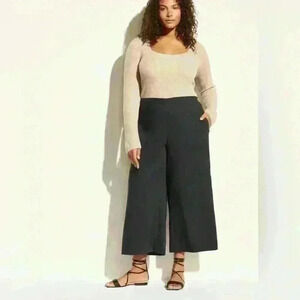 Vince. High Waist Crop Wide Leg